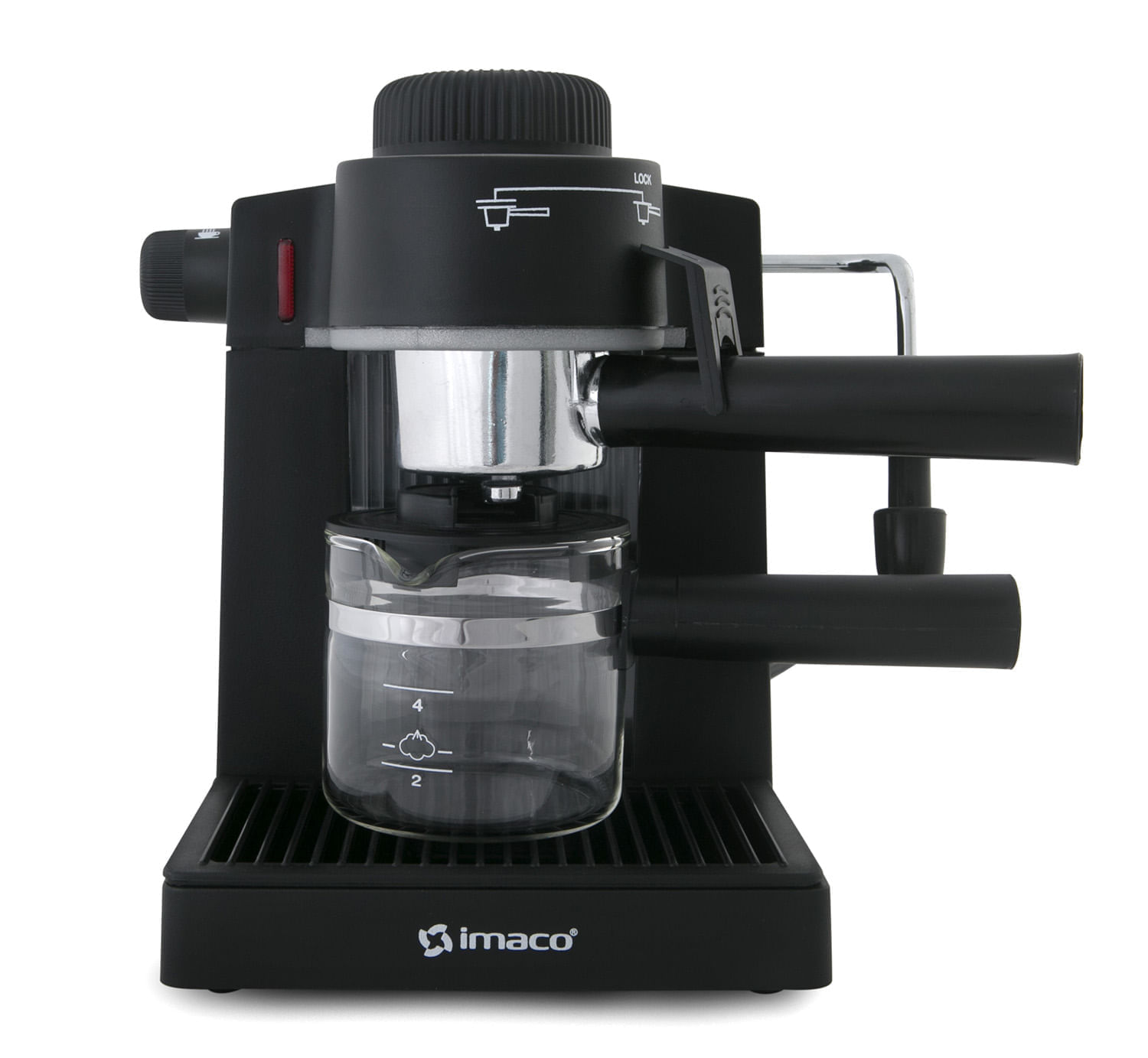Cafetera express Imaco IECM5B 670w 4 tazas 5 bares negro