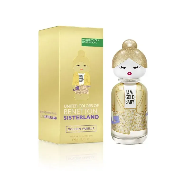 Perfume Benetton Sisterland Golden Vanilla EDP 80ml
