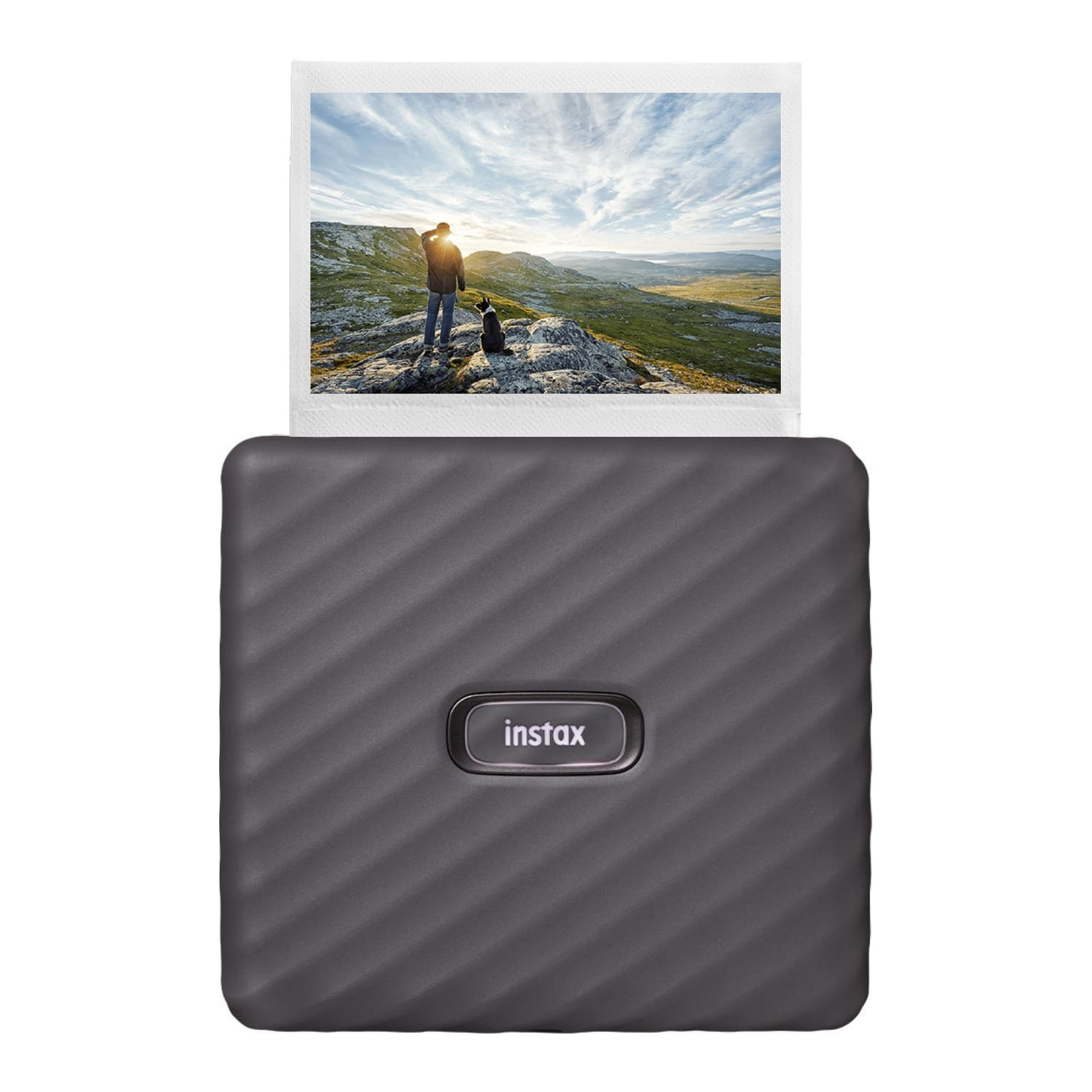 Impresora Instax Fujifilm Wide Link gris moca