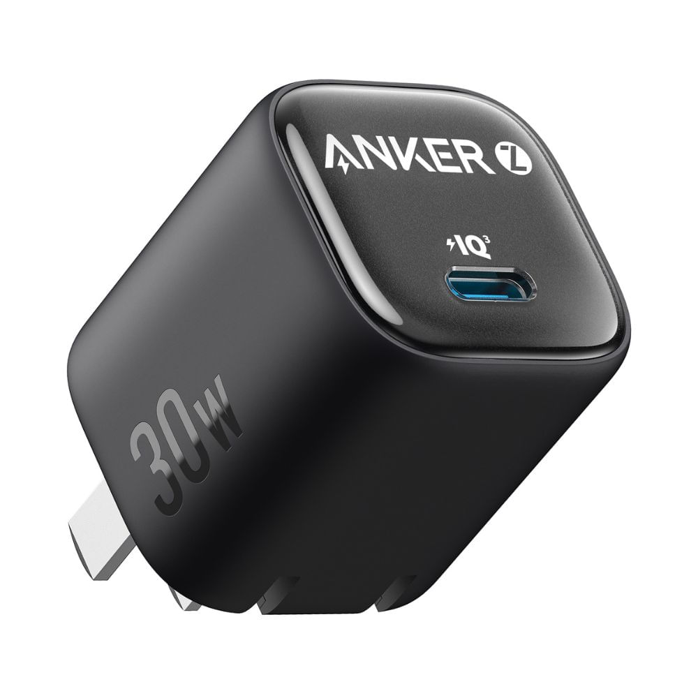 Cargador Anker Zolo Mini Tipo C carga rápida negro