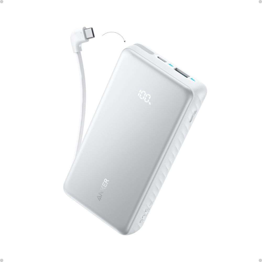 Batería externa Anker Zolo Cable Tipo C blanco