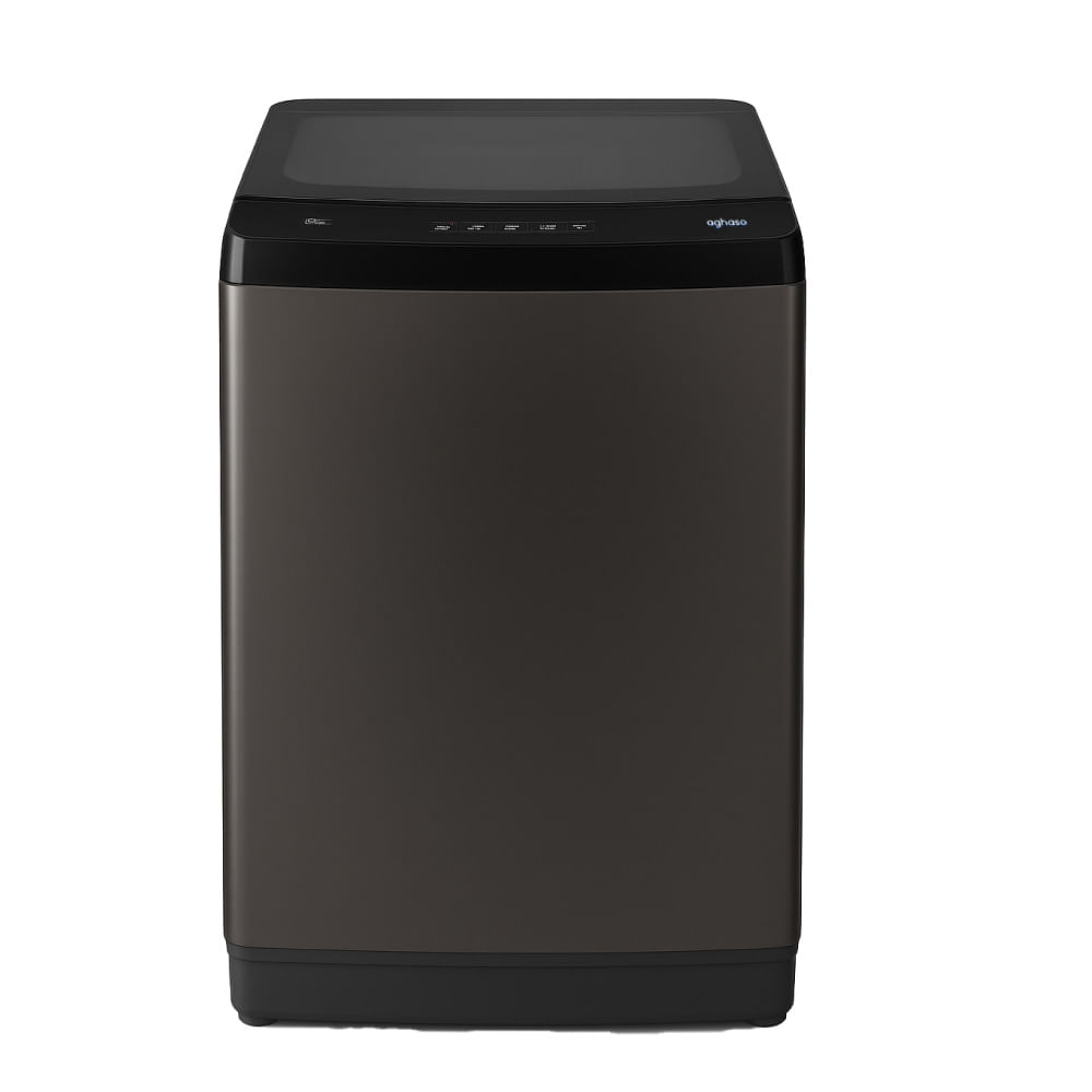 Lavadora Automática Aghaso 12 kg Carga Superior plateada