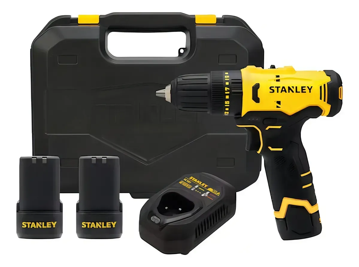 Taladro percutor destornillador Stanley SCH10D2K-B2 inalámbr