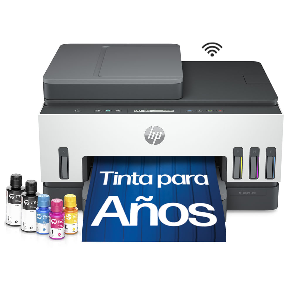 Impresora multifuncional HP Smart Tank 750 blanco
