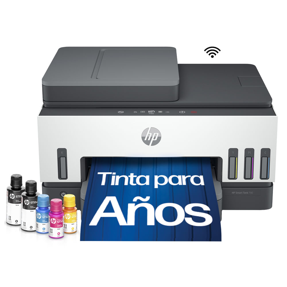 Impresora multifuncional HP Smart Tank 790 blanco
