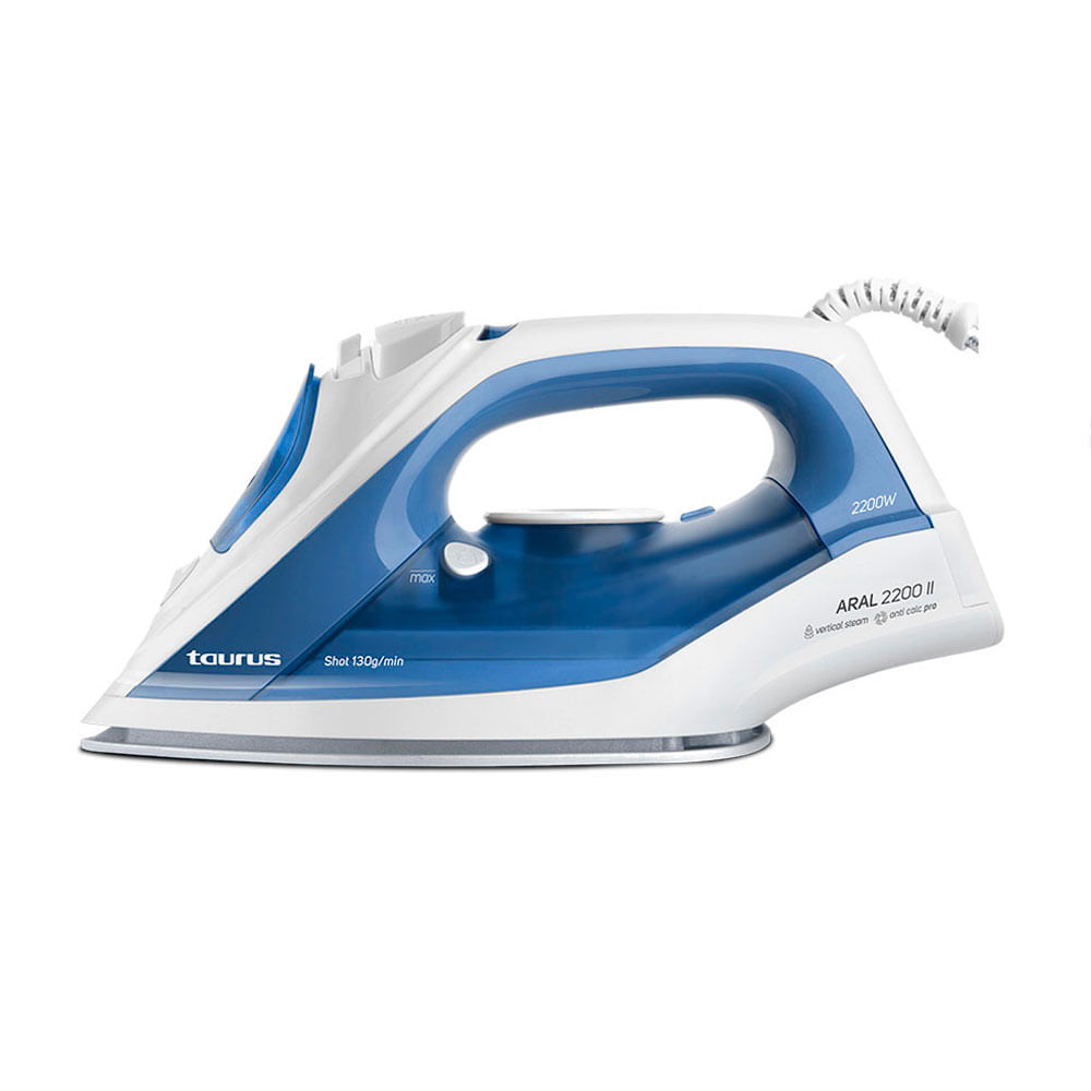 Plancha a vapor Taurus Aral 2200 II 2200w cerámica azul